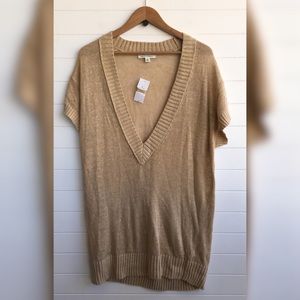 [BR] NEW Long Sweater Tunic V-Neck Basic Cute NWT